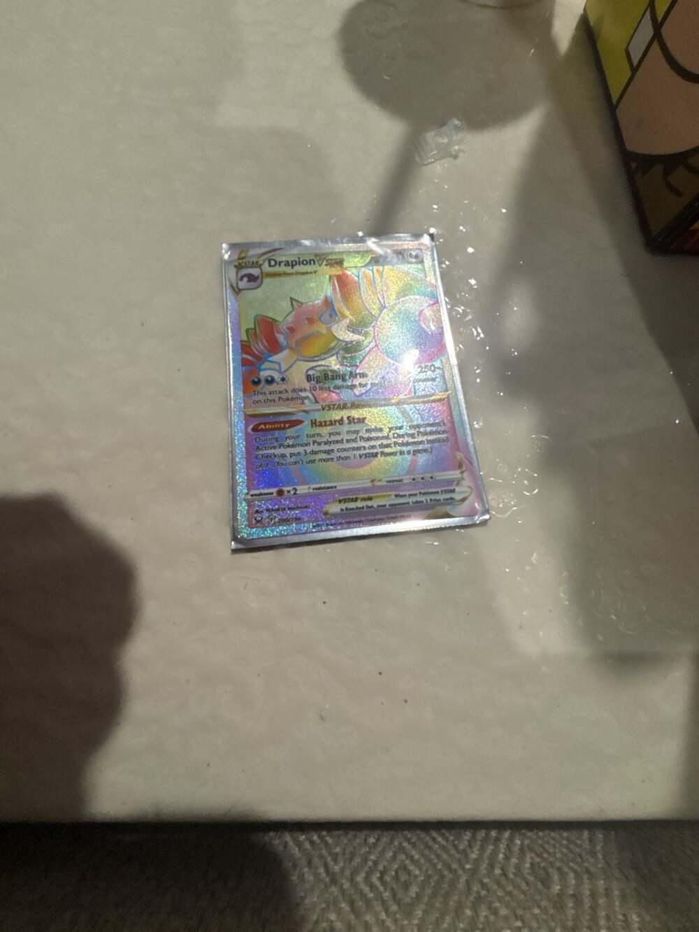 Pokemon Drapion VSTAR Rainbow Rare Trading Card